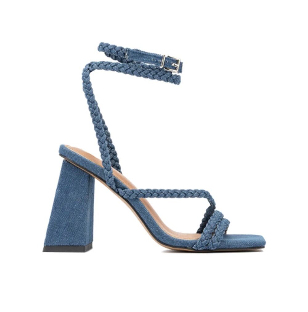 New ~ Gabrielle Union ~  Women's Nicolina Braided Block Heels Size 7.5